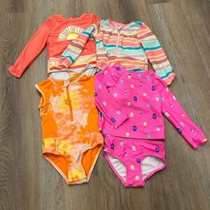 Cat and Jack swimsuits size 3
